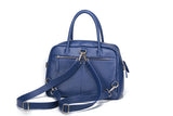 Oxley Leather Changing Bag – Blue